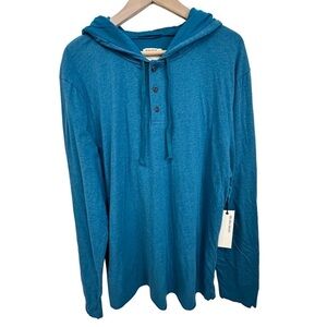Life After Denim Hoodie Blue Size XLarge NEW WITH TAGS Retail $88.00